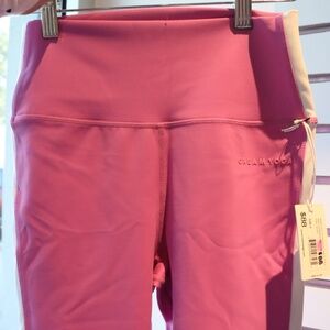 Hana 7/8 Stripe Legging, orchid